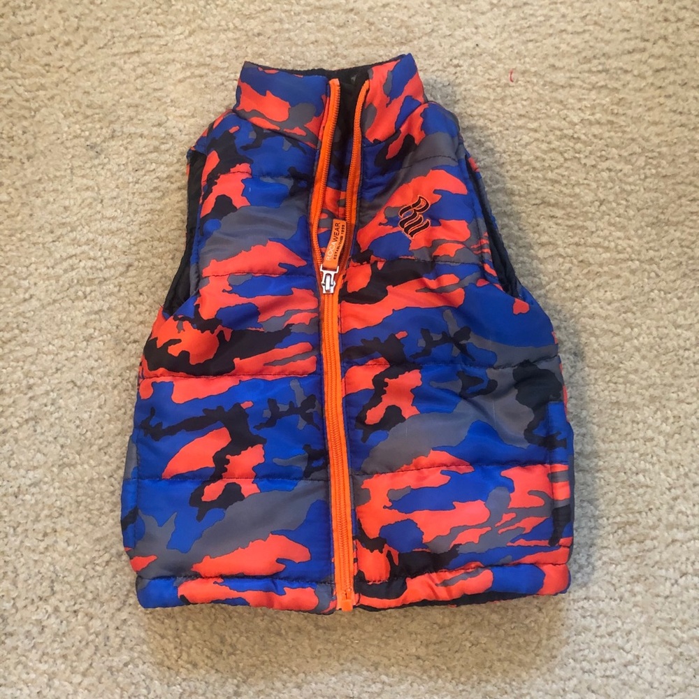 Rocawear Camouflage Bubble Vest